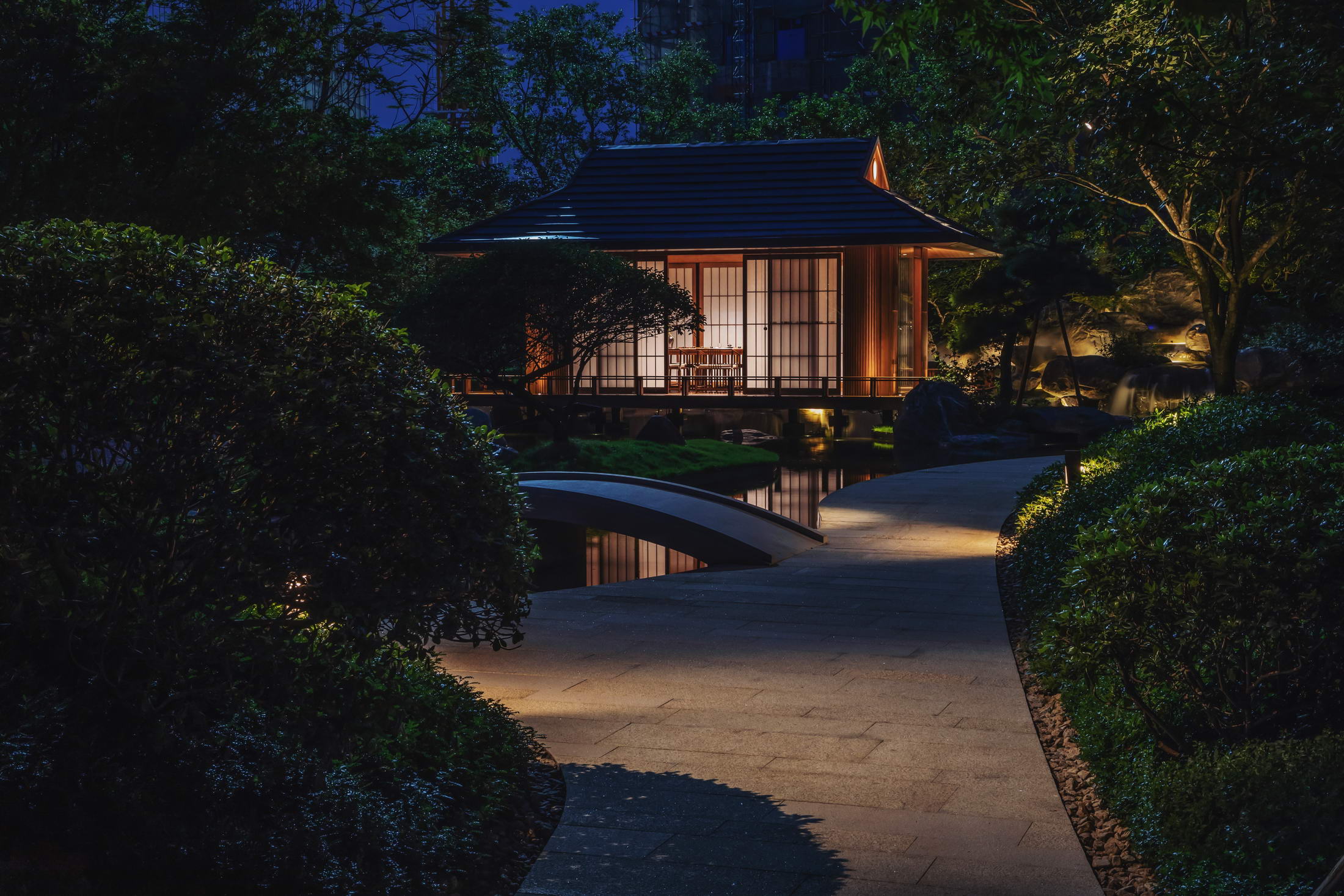 广州合景·臻颐府 | 山水禅意，云峰四谷的景观设计-69