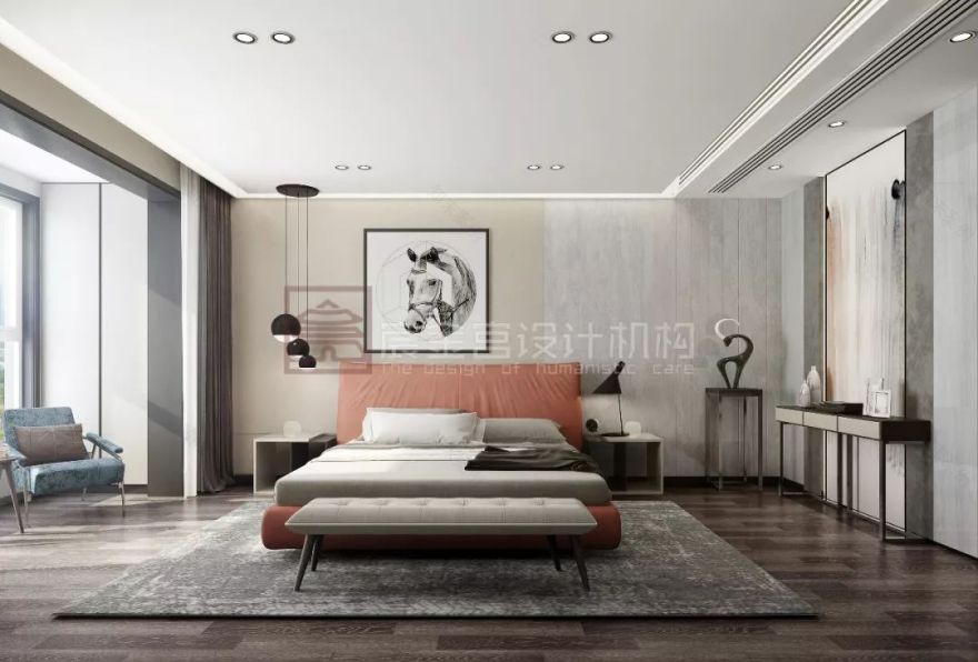 高级灰与大理石的奢华韵律——宸金宫设计机构案例点评-33