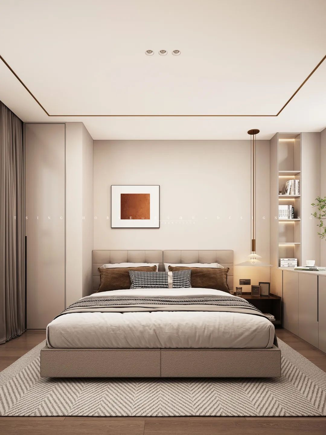 绿地国际生态城意式轻奢别墅丨陈哲梧设计团队-32