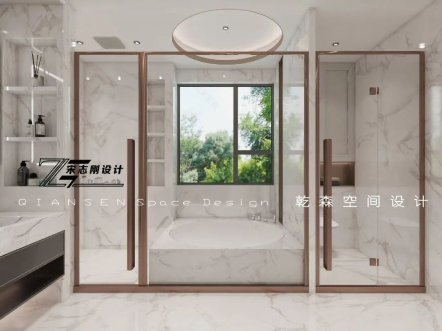 意式轻奢三江别墅丨乾森空间设计-58