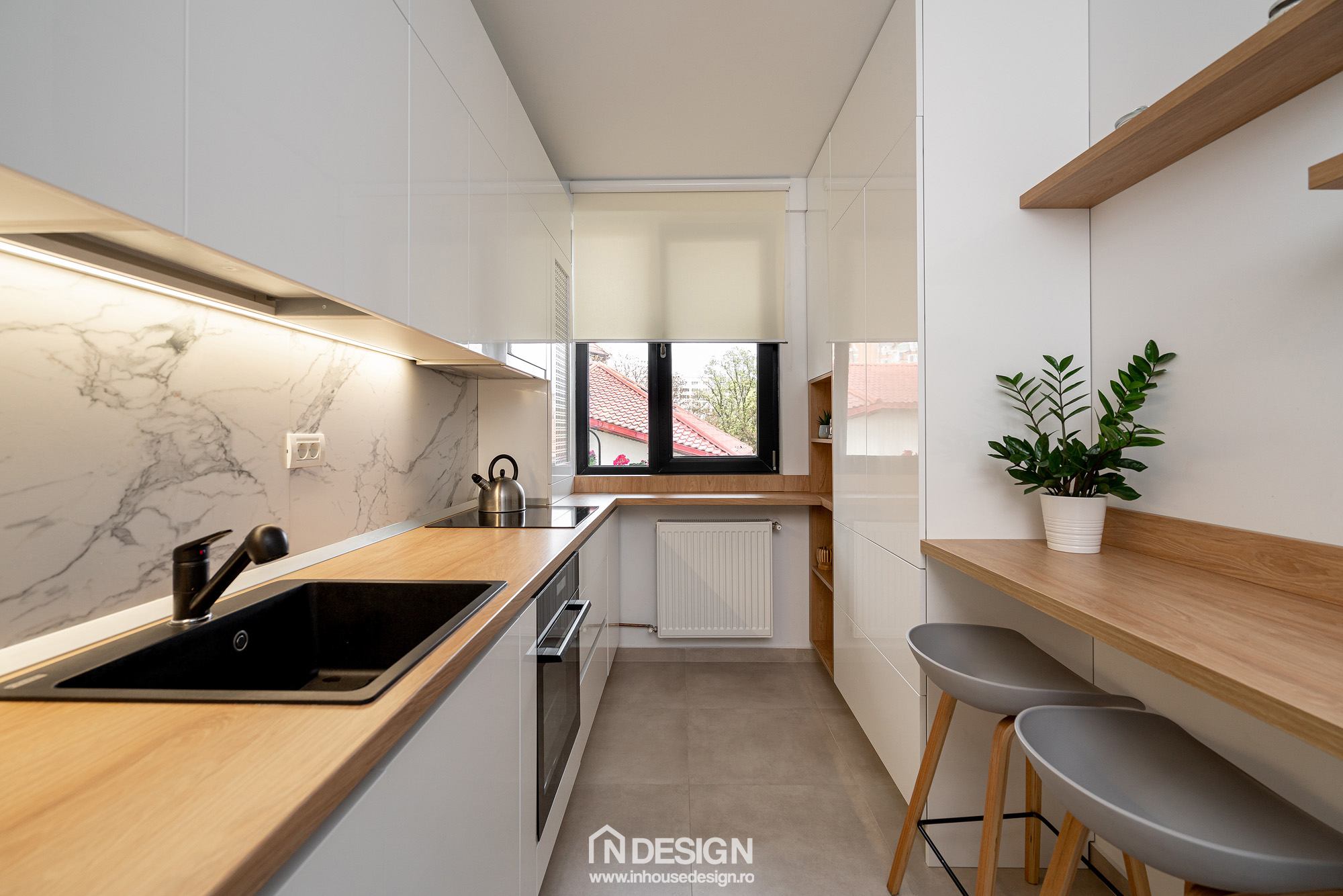 布加勒斯特91·5㎡三居室公寓斯堪的纳维亚风格装修丨罗马尼亚布加勒斯特丨In House Design-17