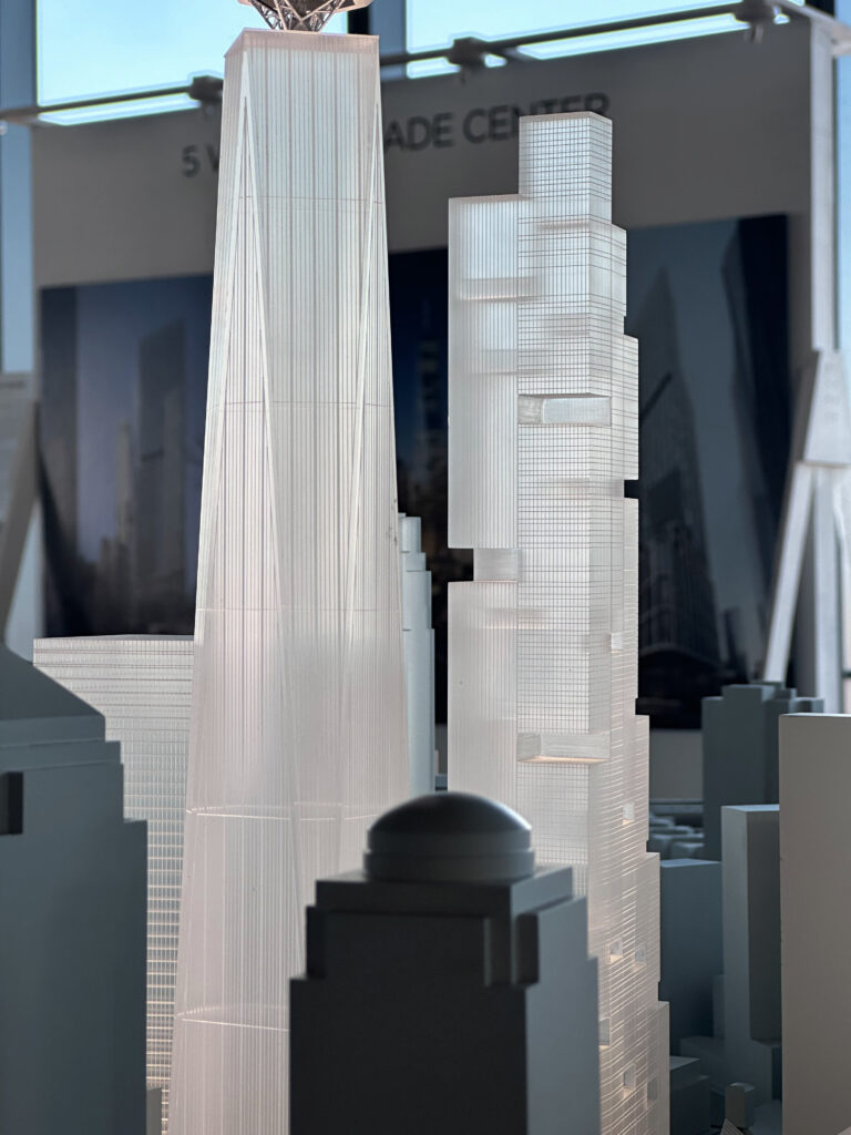 Silverstein Properties Unveils Scale Models of 2 and 5 World Trade Center Skyscrapers in Financial District, Manhattan - New York YIMBY-13