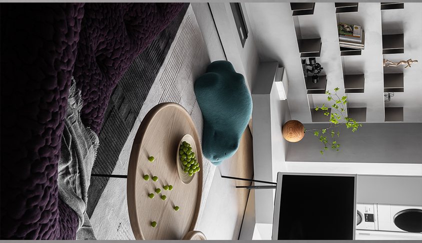 彩虹郦城 · 李斌的 165㎡现代住宅空间设计丨中国咸阳丨西安恩集建筑空间艺术有限公司-8