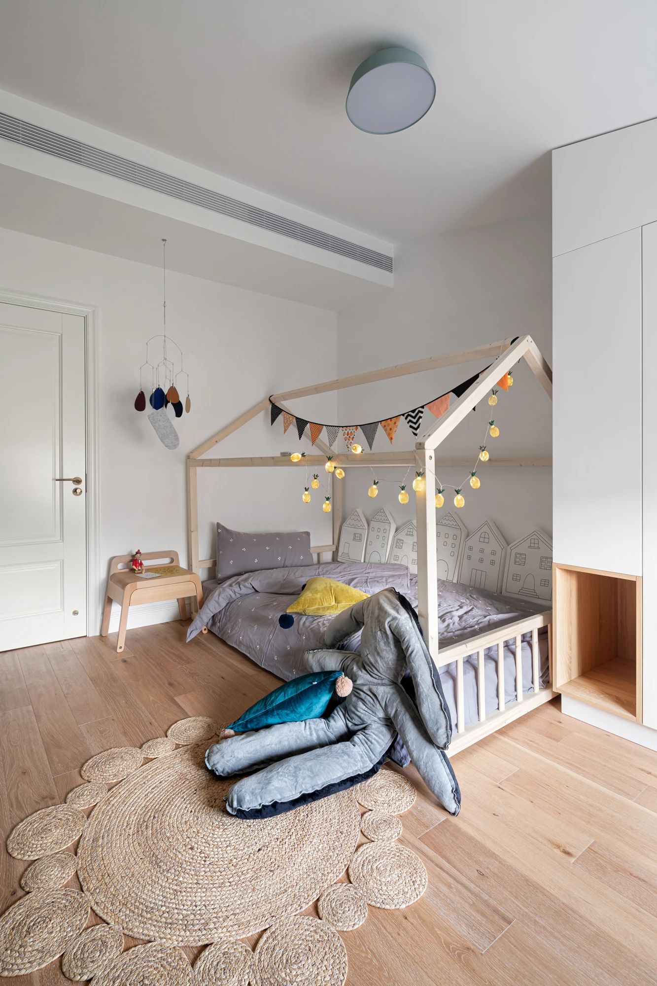 六口之家逆袭老房，137㎡二手顶跃变时尚居所-45