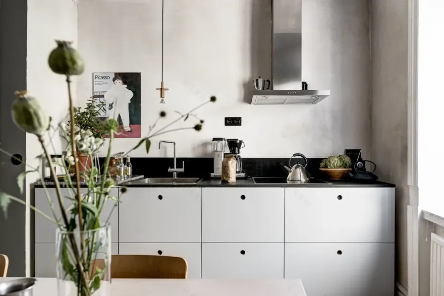 瑞典风情公寓的精致内饰设计-11