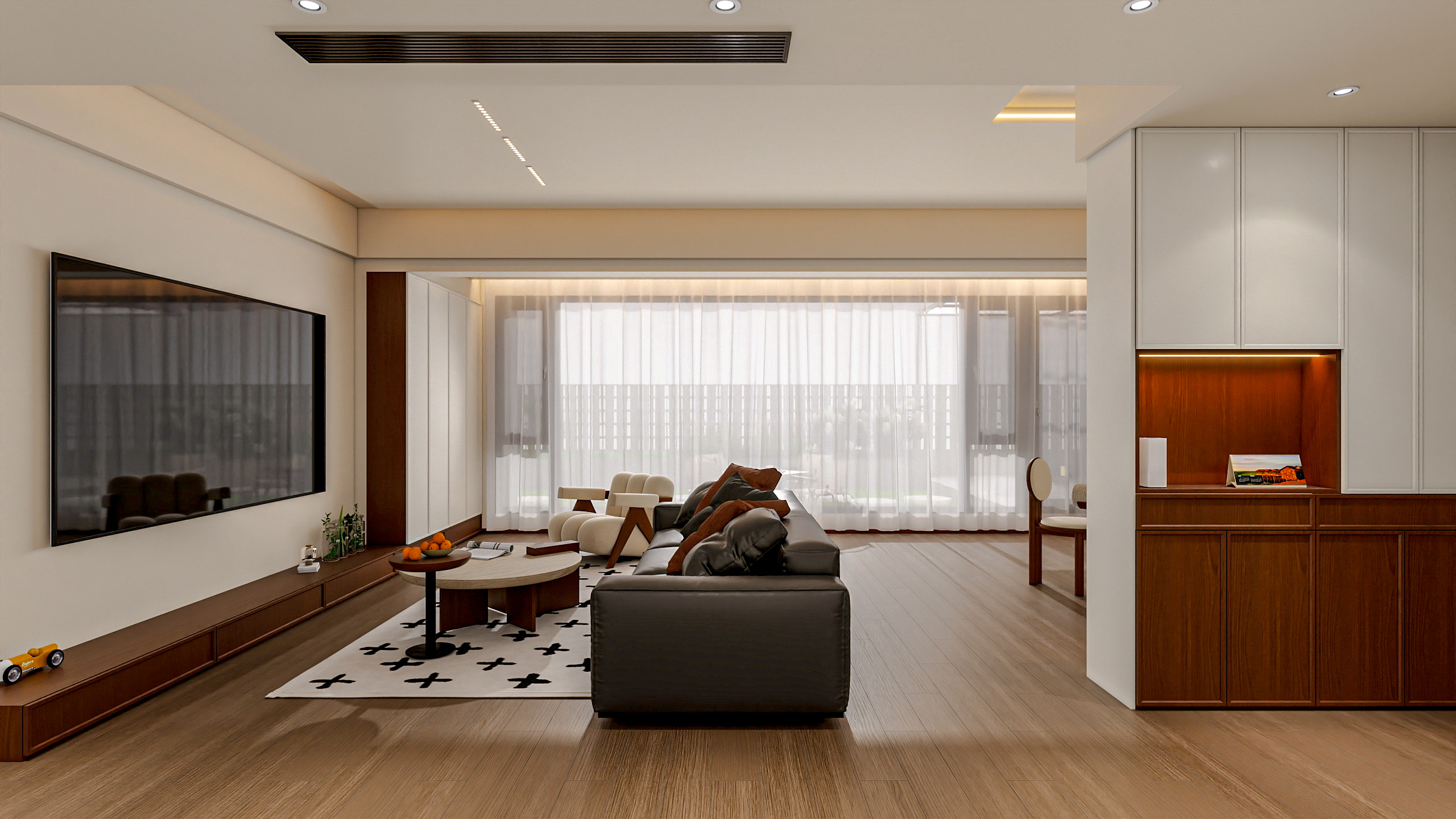 四川岳池雍合湾（180平方中古风三居室）-9