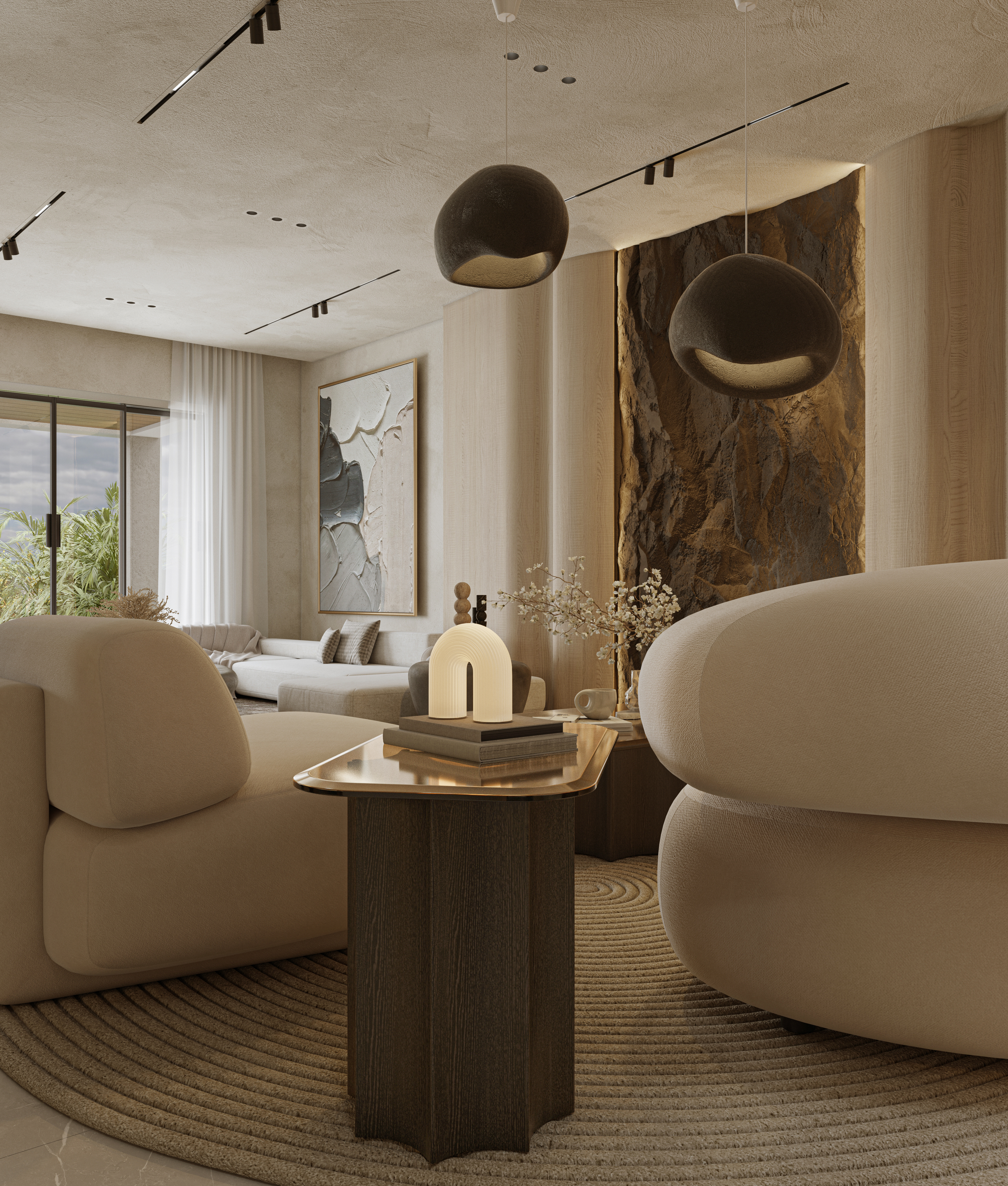 客厅与厨房设计-9