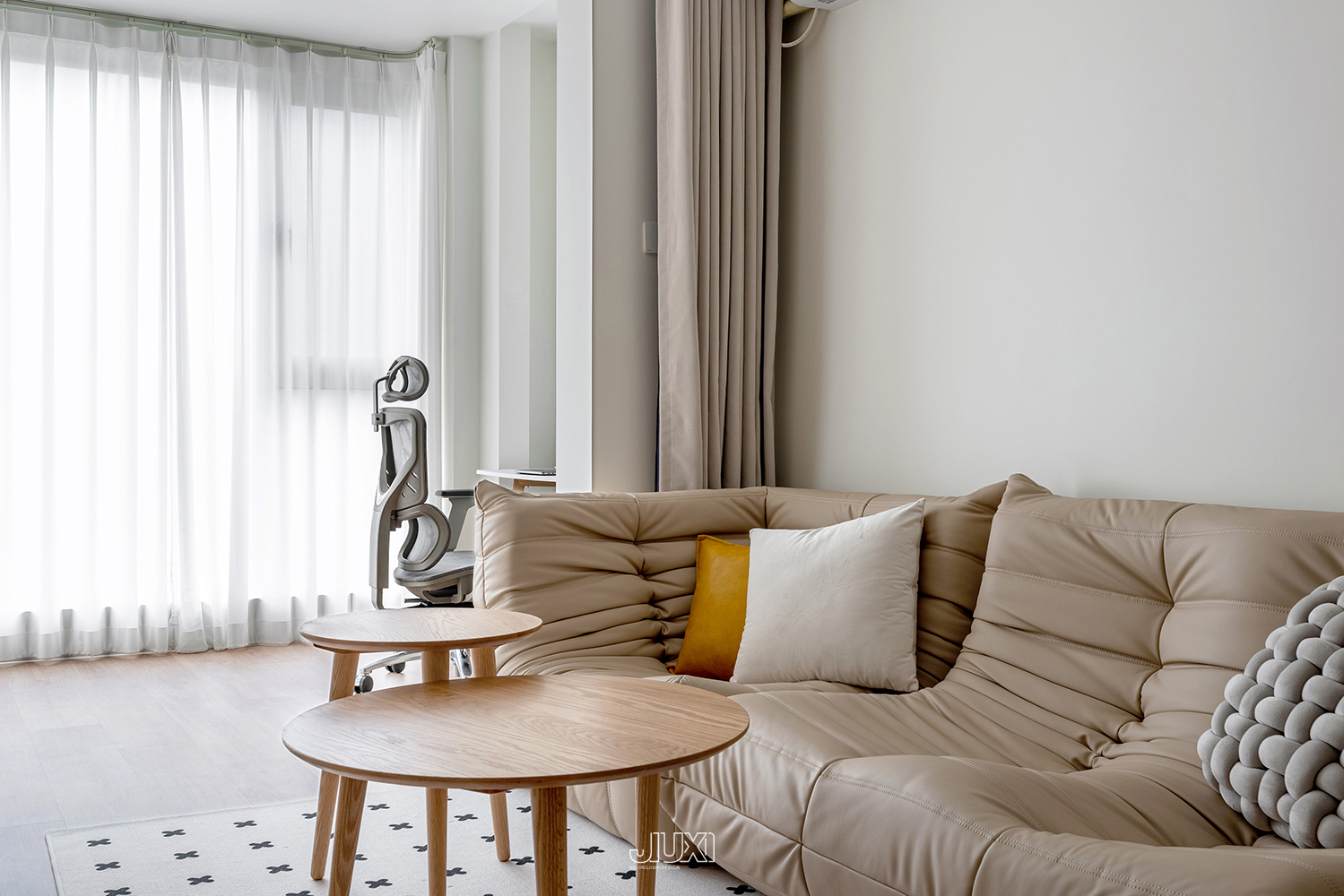 72㎡森系原木风小家设计丨中国北京丨久栖设计-11