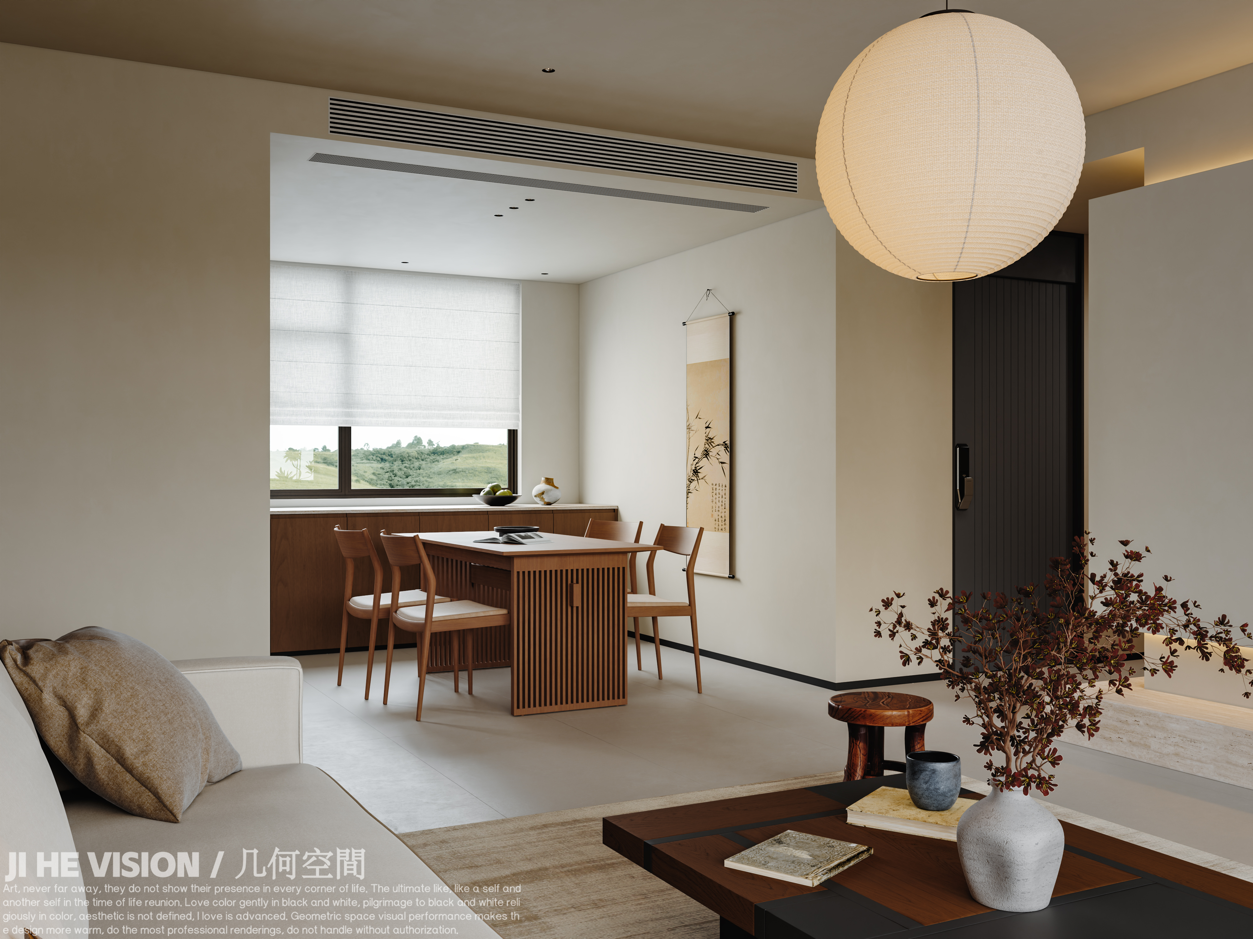 几何空间视觉表现 | 碧桂园璞悦天成宋式美学空间-3