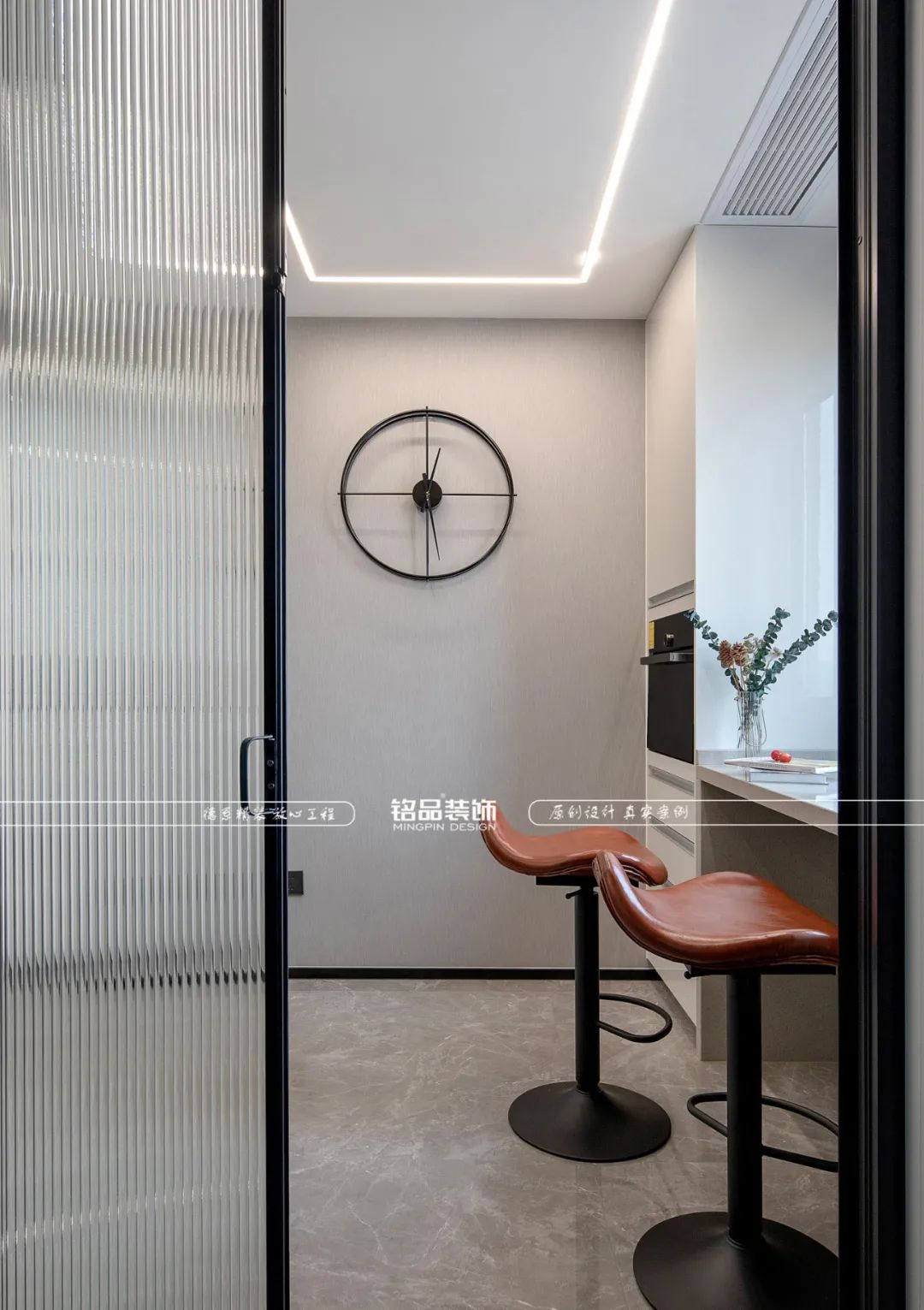 三堡家园现代轻奢风室内设计丨铭品装饰-38