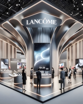 Lancome booth at the beauty show 01