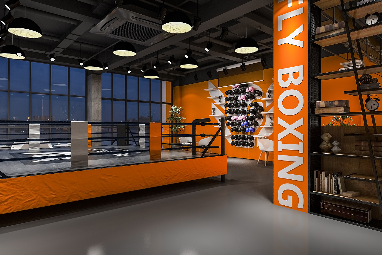 拳击主题健身训练馆-10