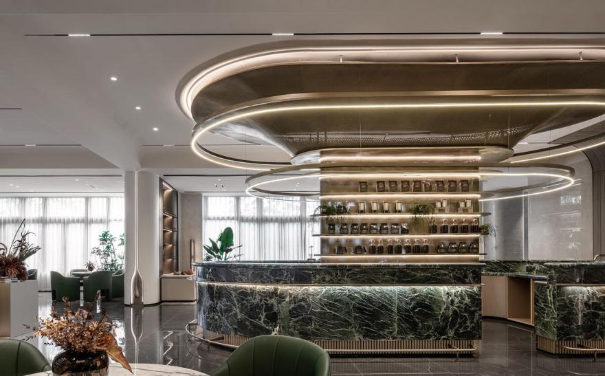 深圳招商雍云府售楼处丨中国深圳丨布鲁盟设计-41