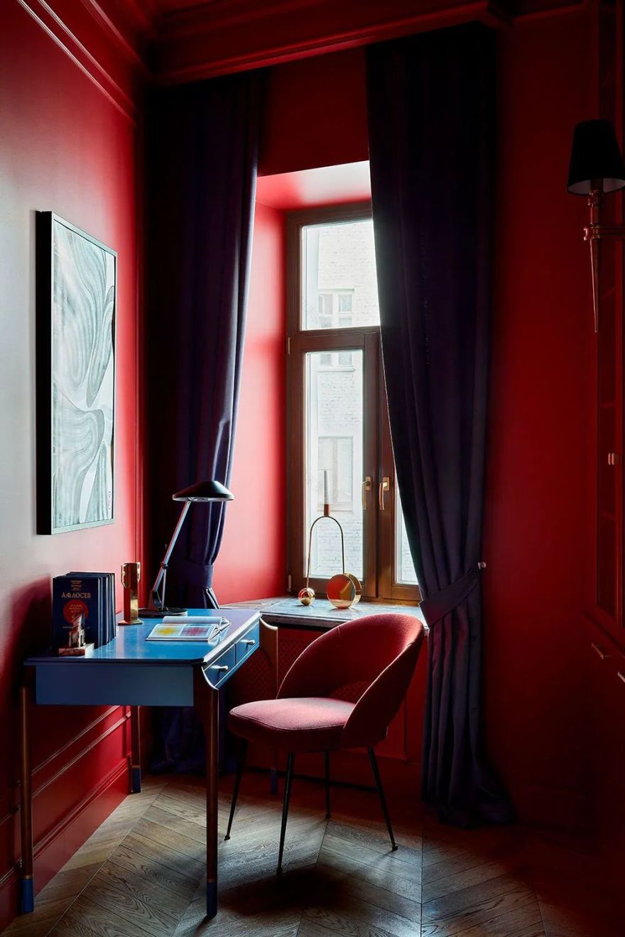 莫斯科市中心典雅浪漫别墅设计丨俄罗斯莫斯科丨Alisa Shabelnikova-15