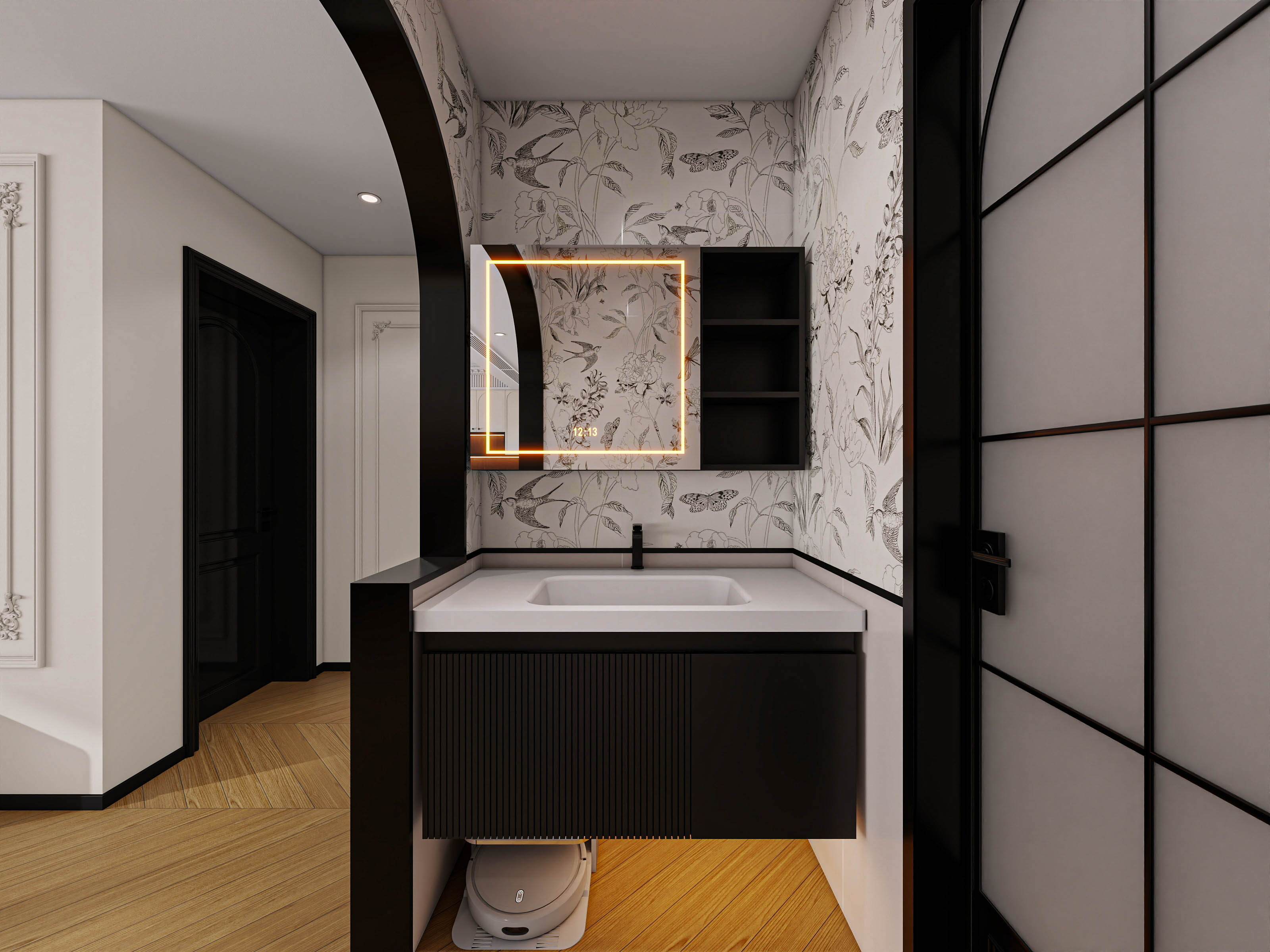 四川成都大邑滨江新城（138平方复古法式四居室）-41