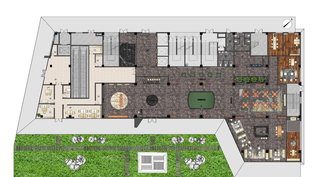 江南韵味售楼中心设计-15