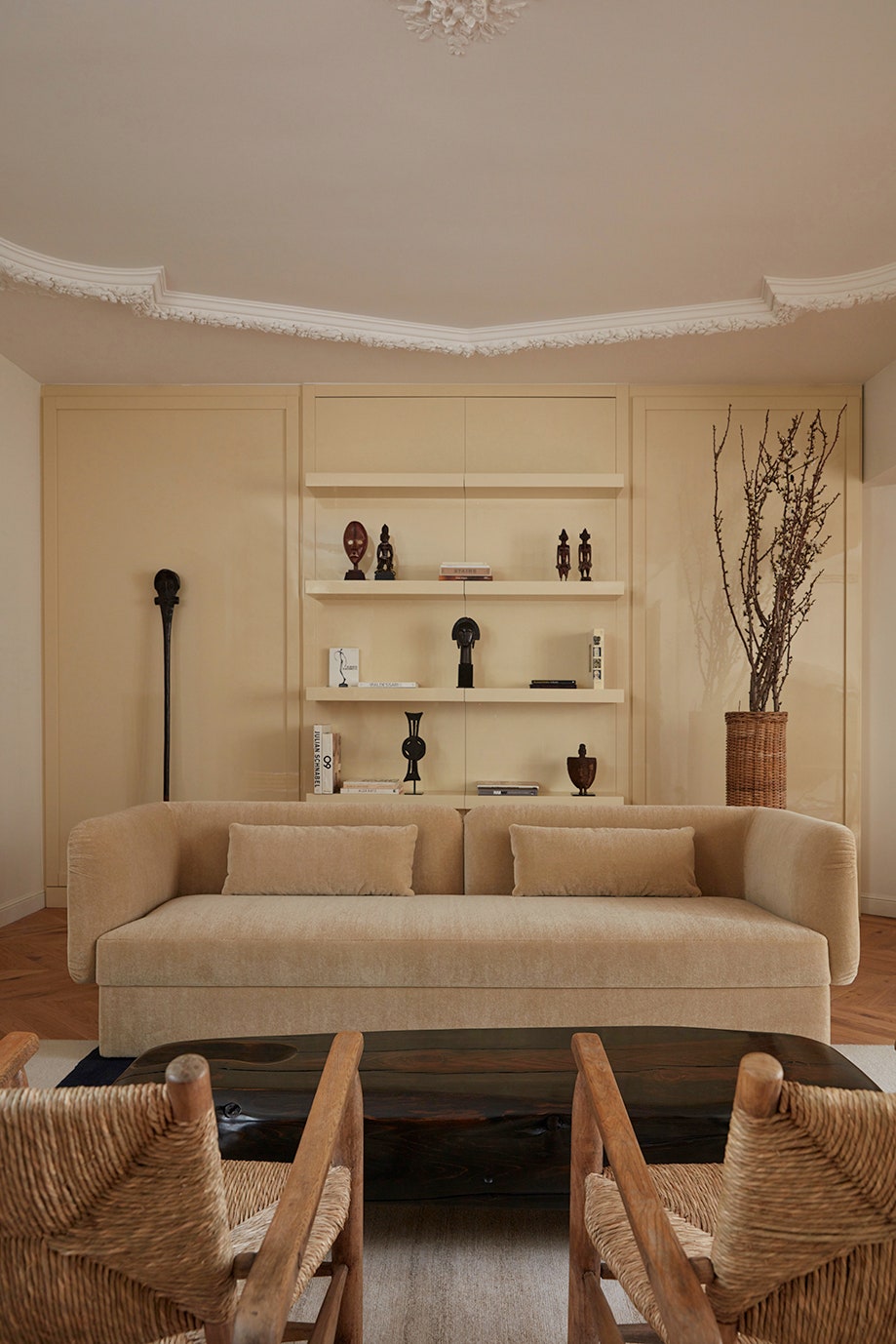 巴黎博物馆旁优雅公寓的混搭设计-4