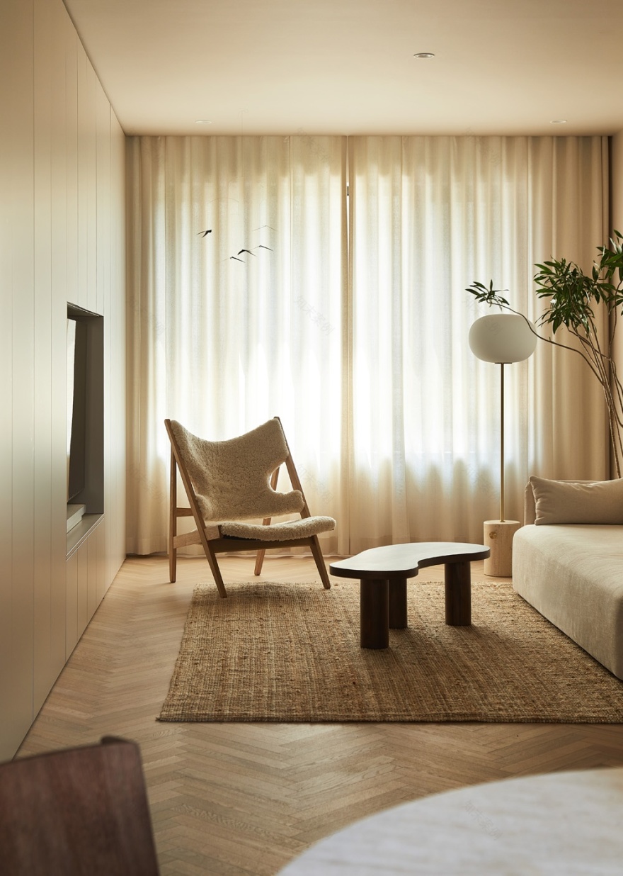 奶油复古感公寓丨中国北京-19