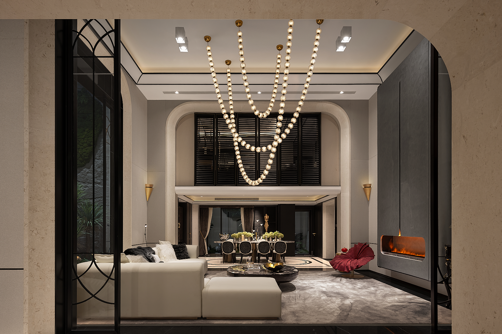 枫丹公馆 650㎡ 法式叠墅豪宅丨中国唐山丨燕语堂-5