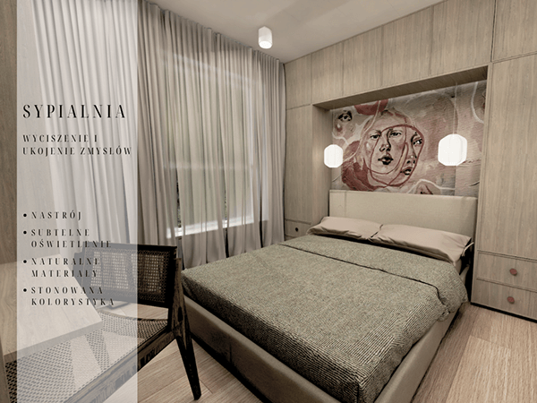 HAPTIC studio - kompleksowy projekt mieszkania 47 m2-7