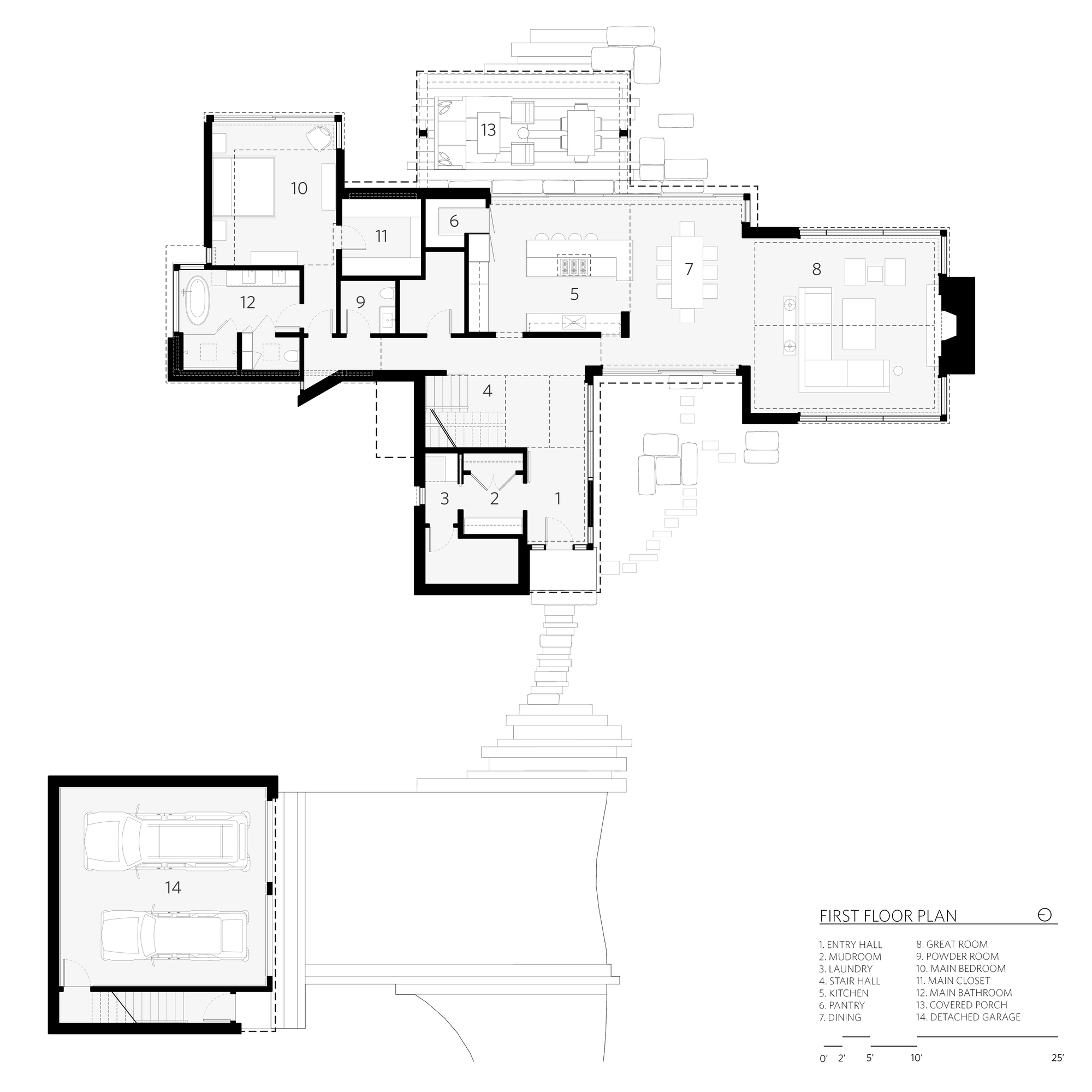 缅因海岸住宅丨美国丨Marcus Gleysteen Architects-16