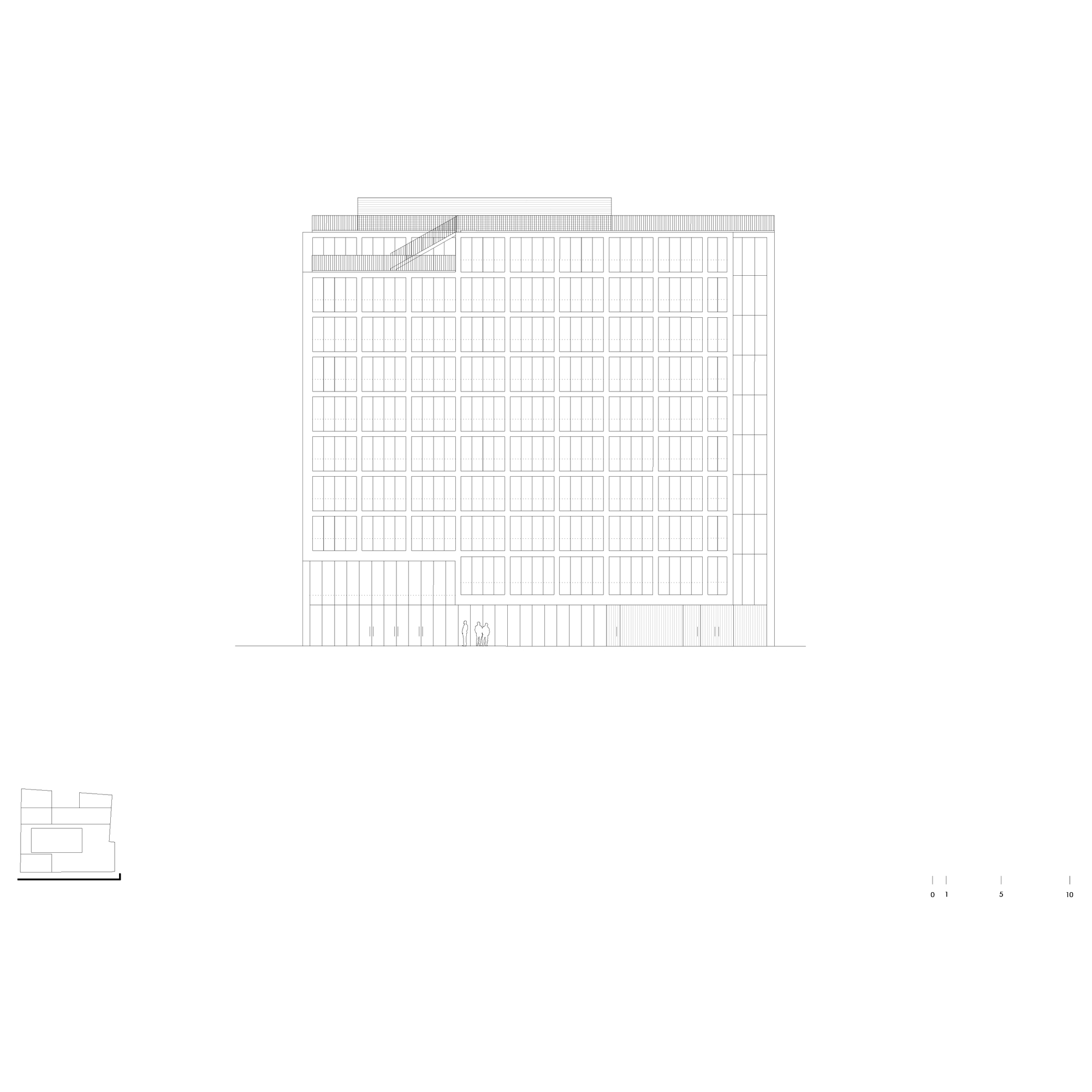 巴黎 Tolbiac 街办公楼改造丨法国巴黎丨M Vilo Bach Architecture-31