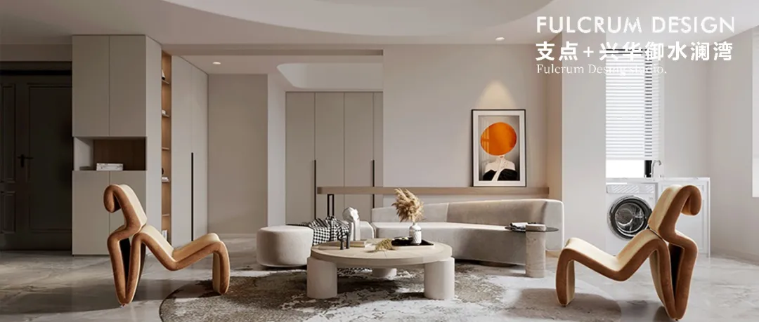 现代简约与美式风情的家居设计丨支点环境艺术设计-3