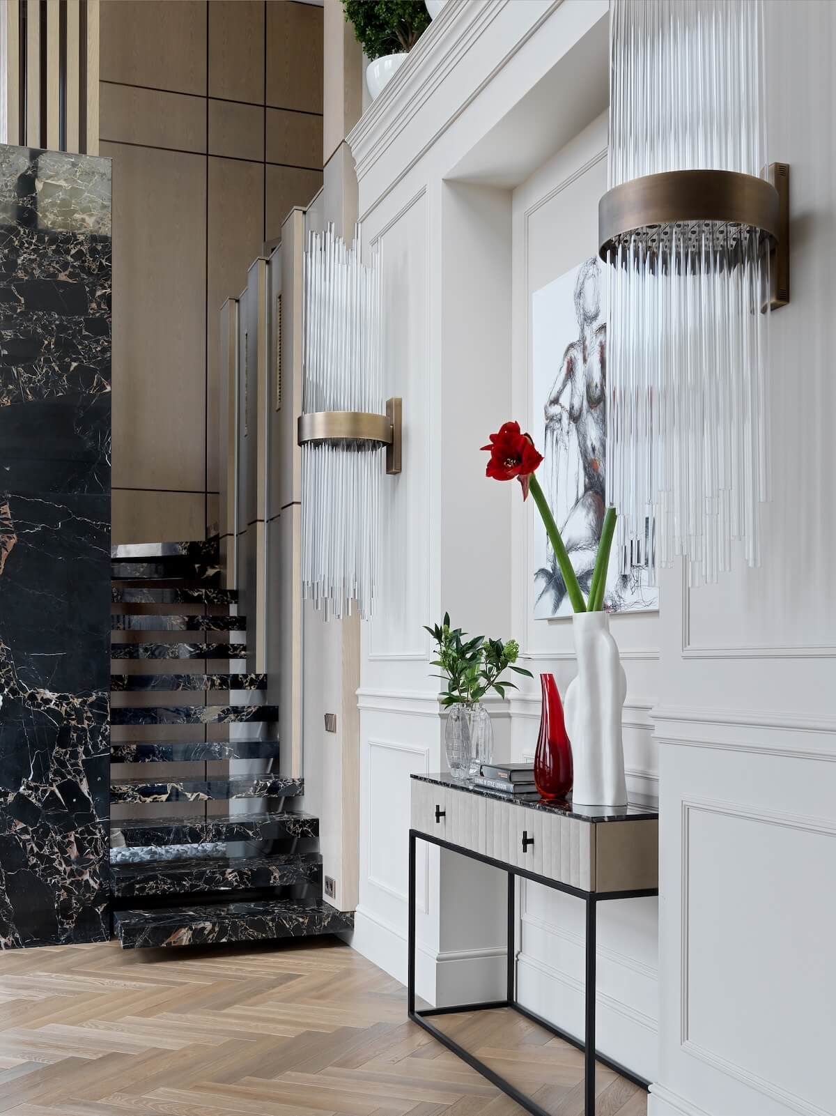 红方顶层公寓丨俄罗斯莫斯科-6