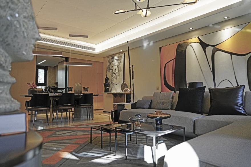 140㎡的北京万科翡翠公园140样板间——大倉设计-20