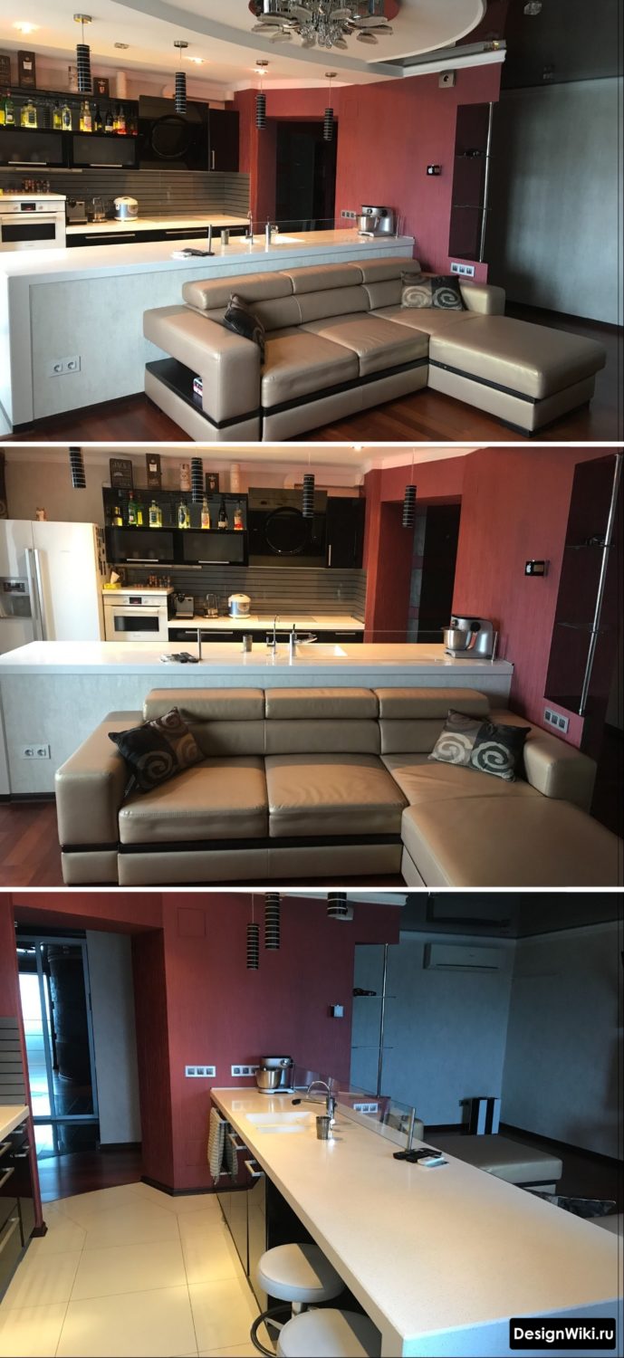 厨房与客厅一体化设计案例-128