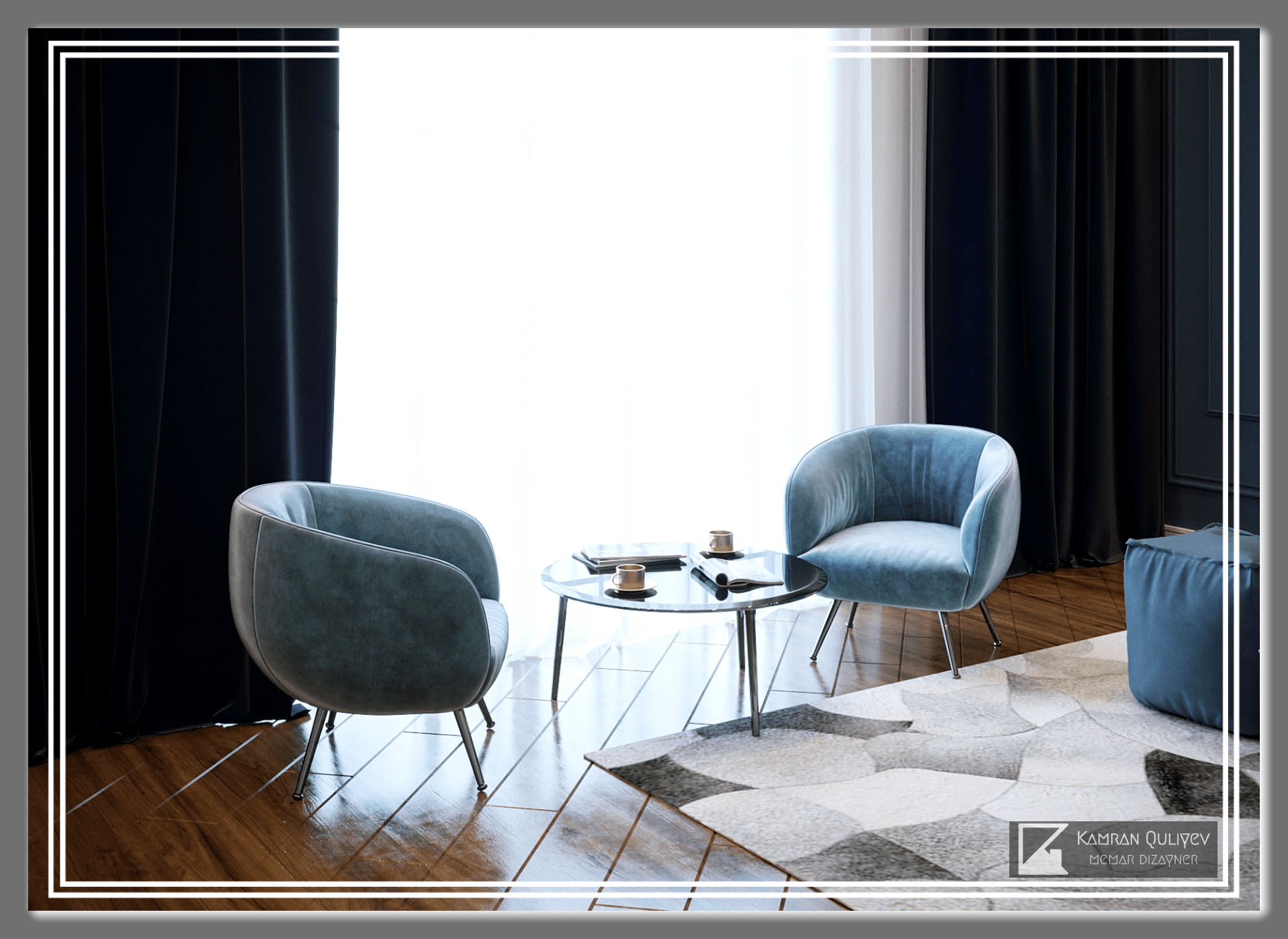 卧室室内设计方案丨阿塞拜疆丨Kamran Guliyev-23