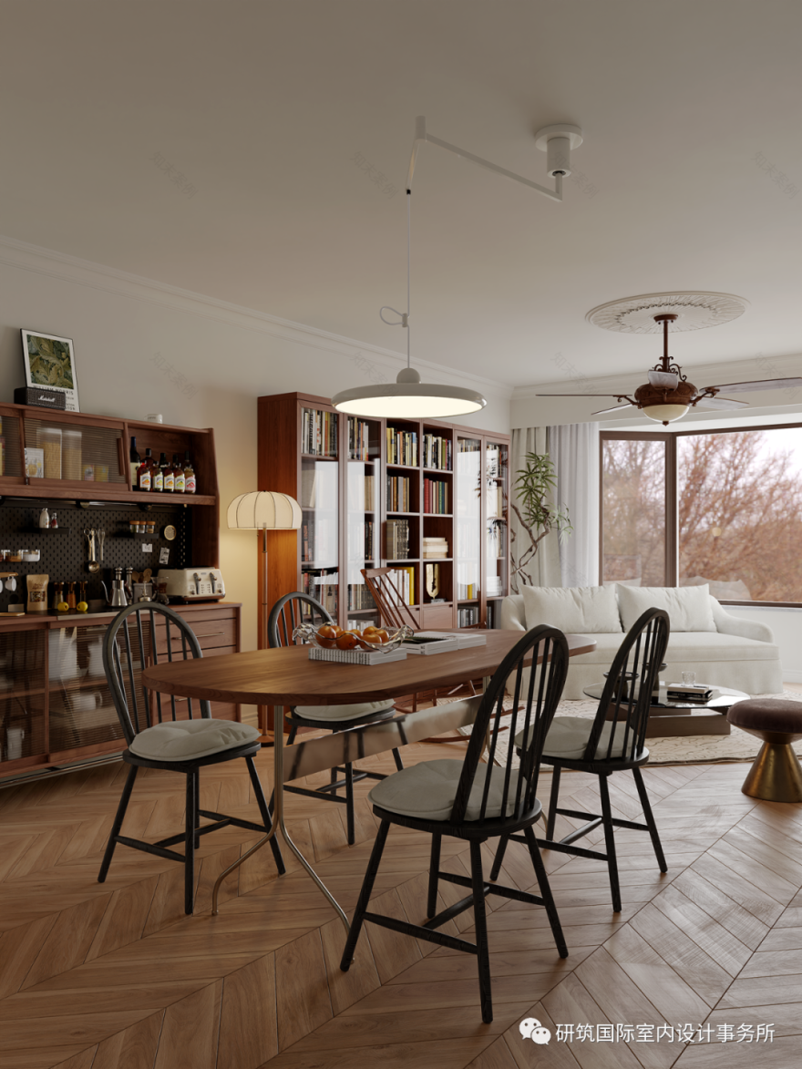 都市经典小区美式奶油风设计丨中国丰台丨研筑国际室内设计事务所-33