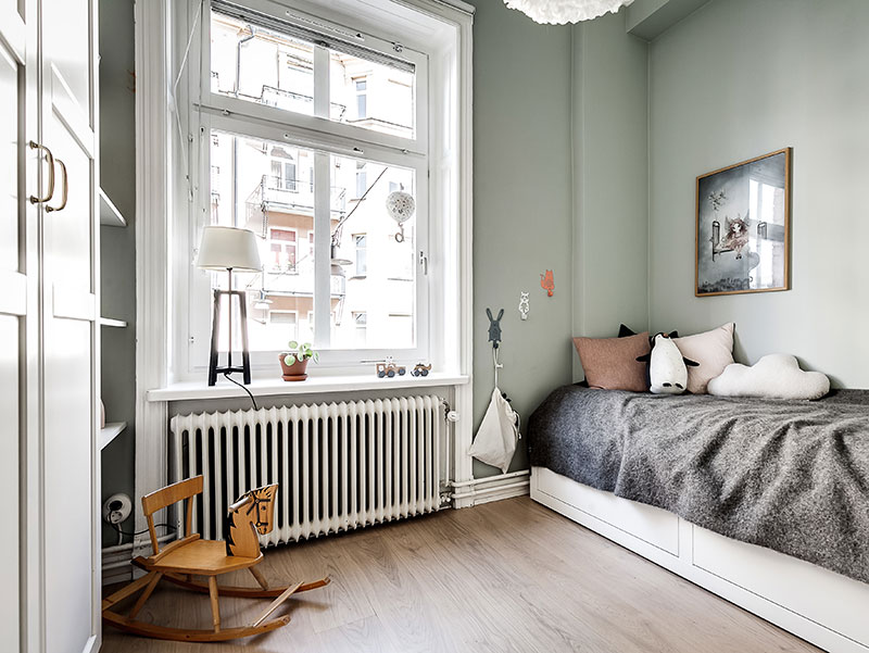 斯德哥尔摩公寓 | 个性化色彩与墙饰设计-14