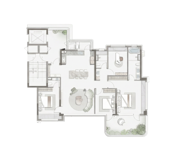 南京龙湖北城央璟颂丨中国南京丨成执设计,南京长江都市等多家公司-88