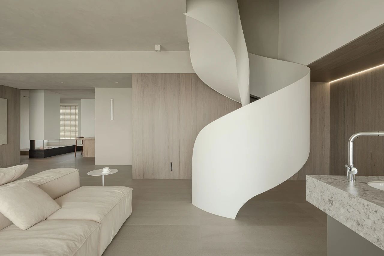 206㎡成都极简美宅 | 一个值得虚度光的家-5