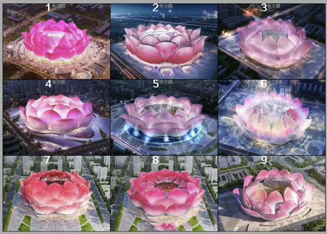 恒大 10 万人足球场“大莲花”设计，凸显中国风-49