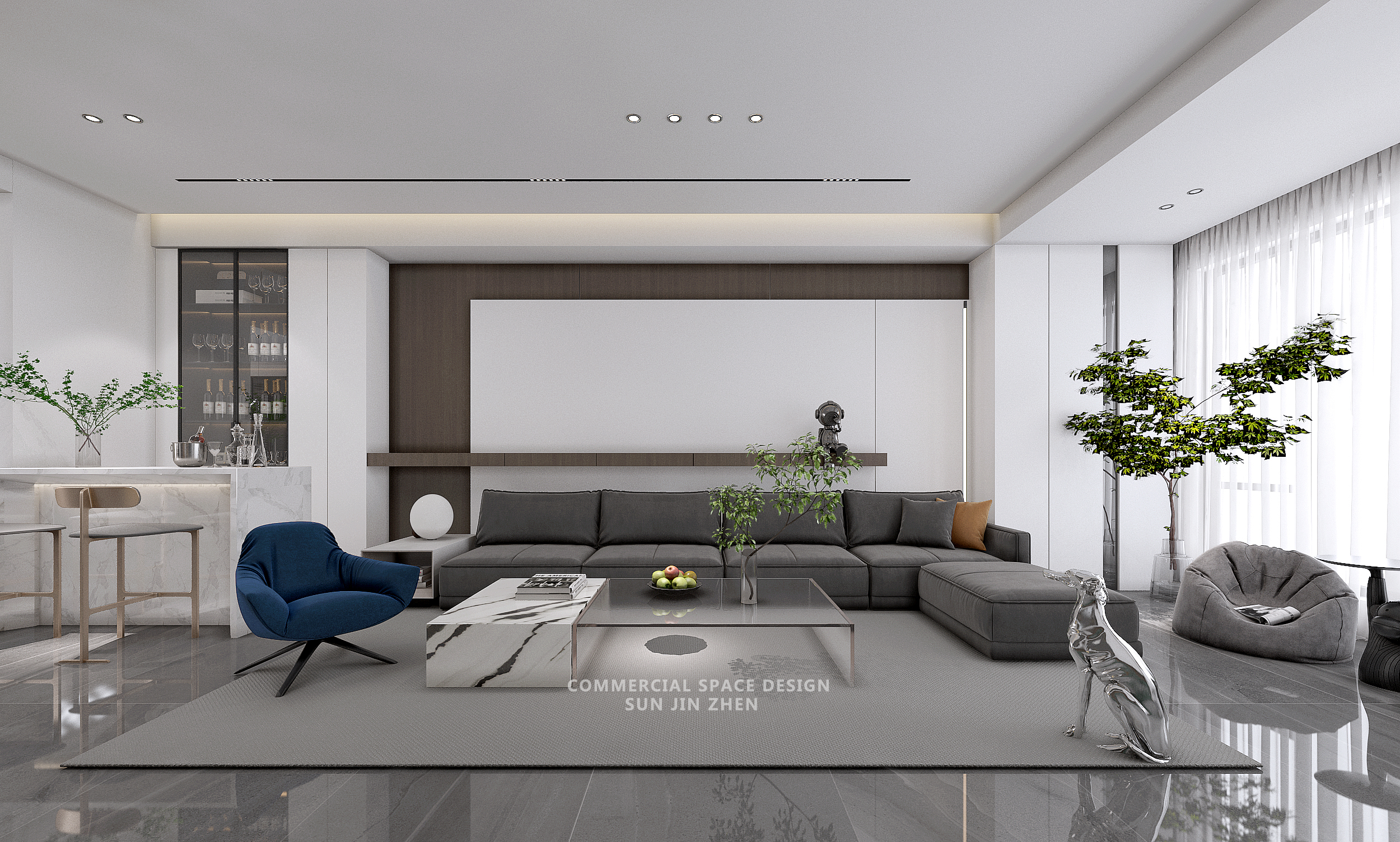 雅居大宅空间设计丨中国江西丨孙金甄（北京）室内建筑设计有限公司-9