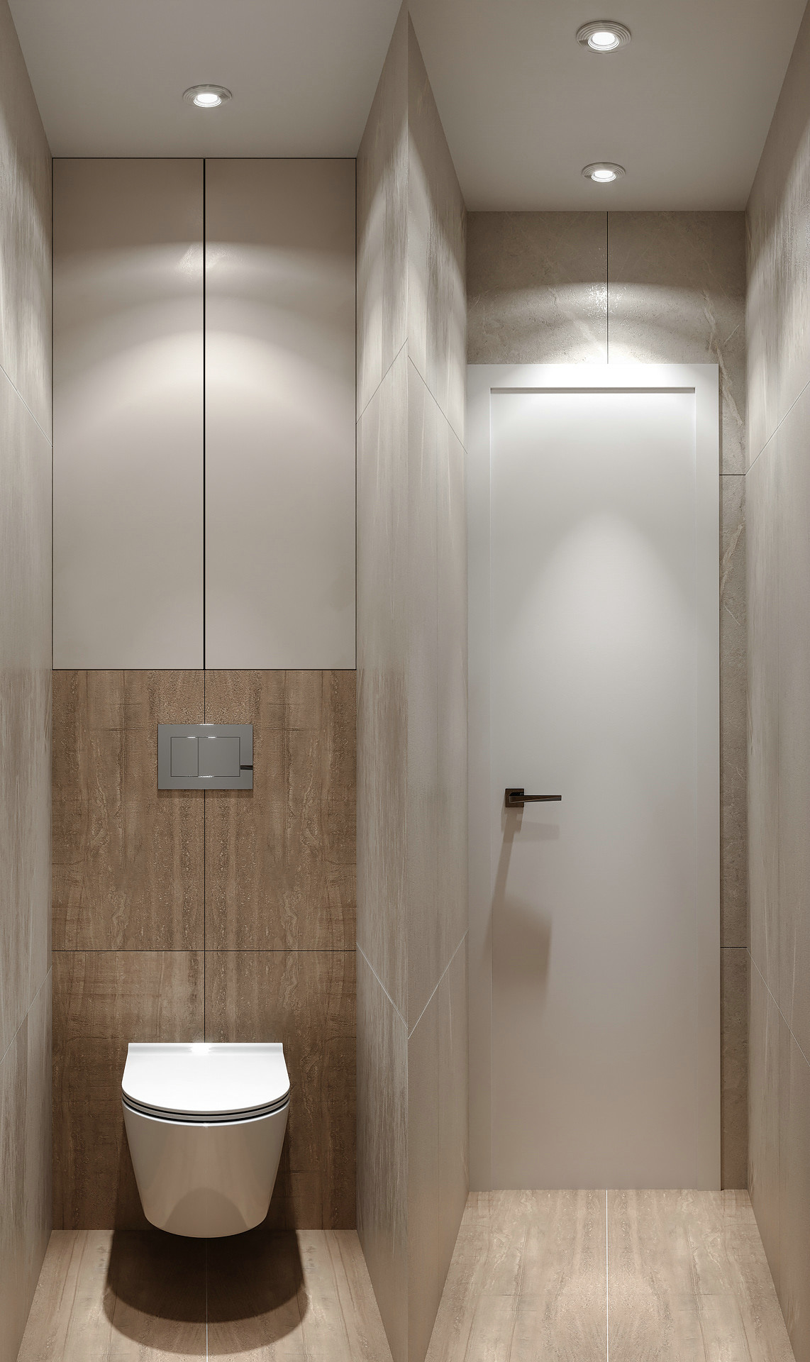 原木与蓝色打造的小空间公寓-15