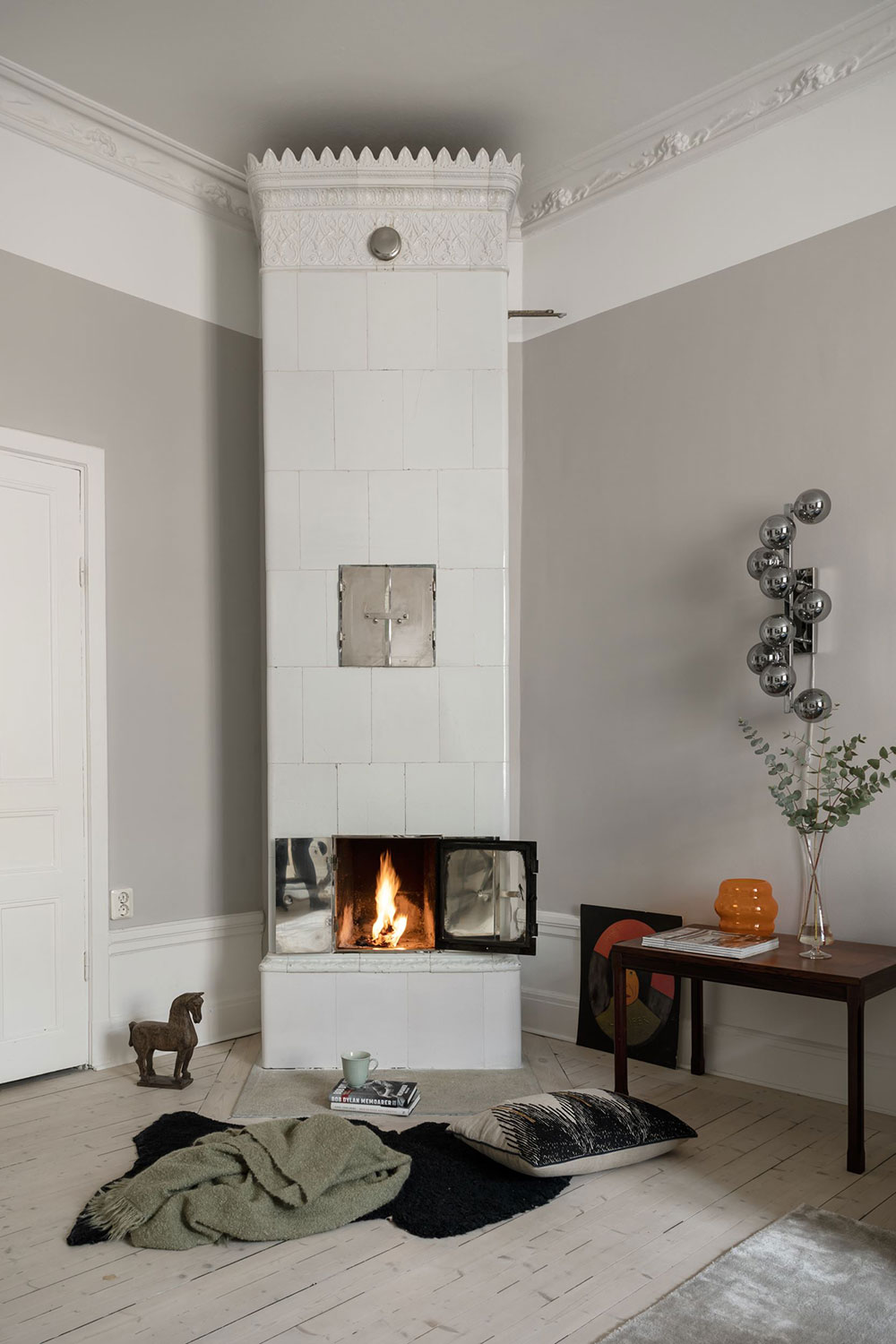 温馨舒适的斯堪的纳维亚风格公寓-7