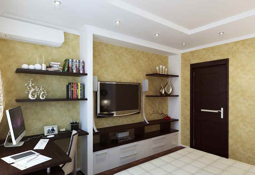 100平米三居室公寓室内设计丨工作室 “A8”-113