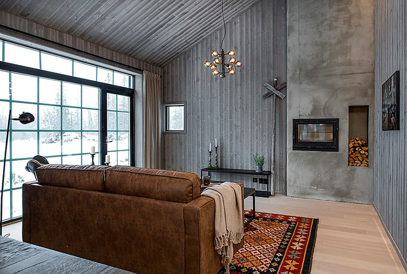 瑞典木屋,雪中温馨的北欧风情-12