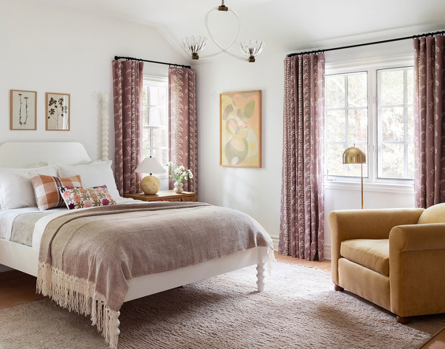 加州著名博主的温馨石制壁炉之家-15