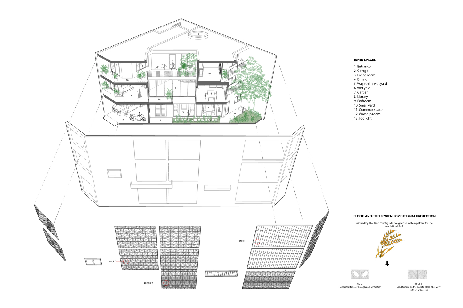越南三角城市别墅丨NH Village Architects-23