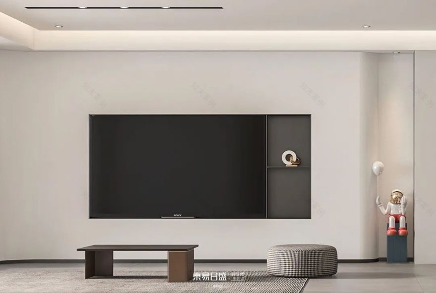 【实景】143㎡现代极简风格:小夫妻的奶油裸感家装,每㎡都藏着惊喜-18