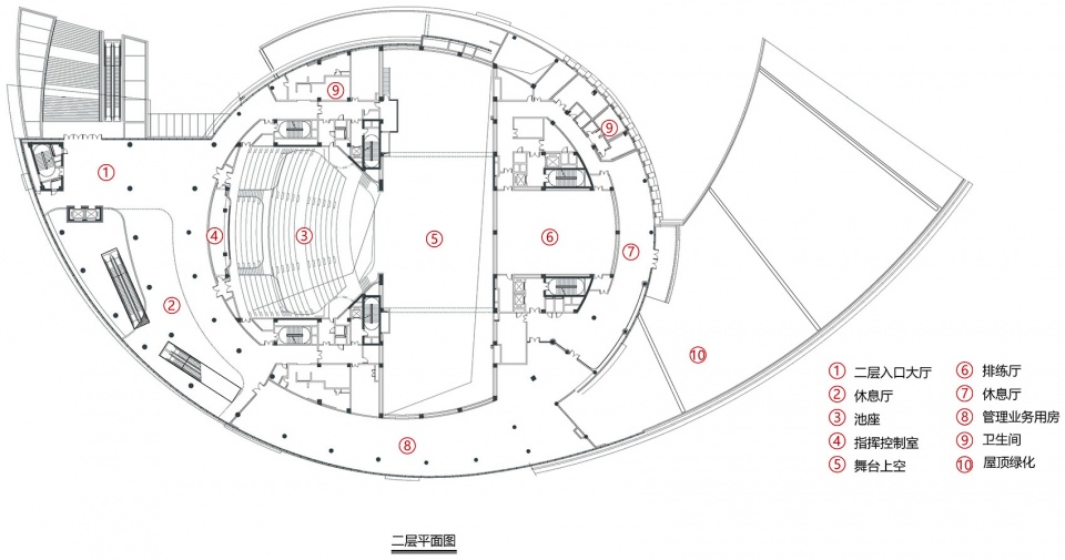 杭州运河中央公园二期 | 融自然与艺术于一体的现代化剧院-78