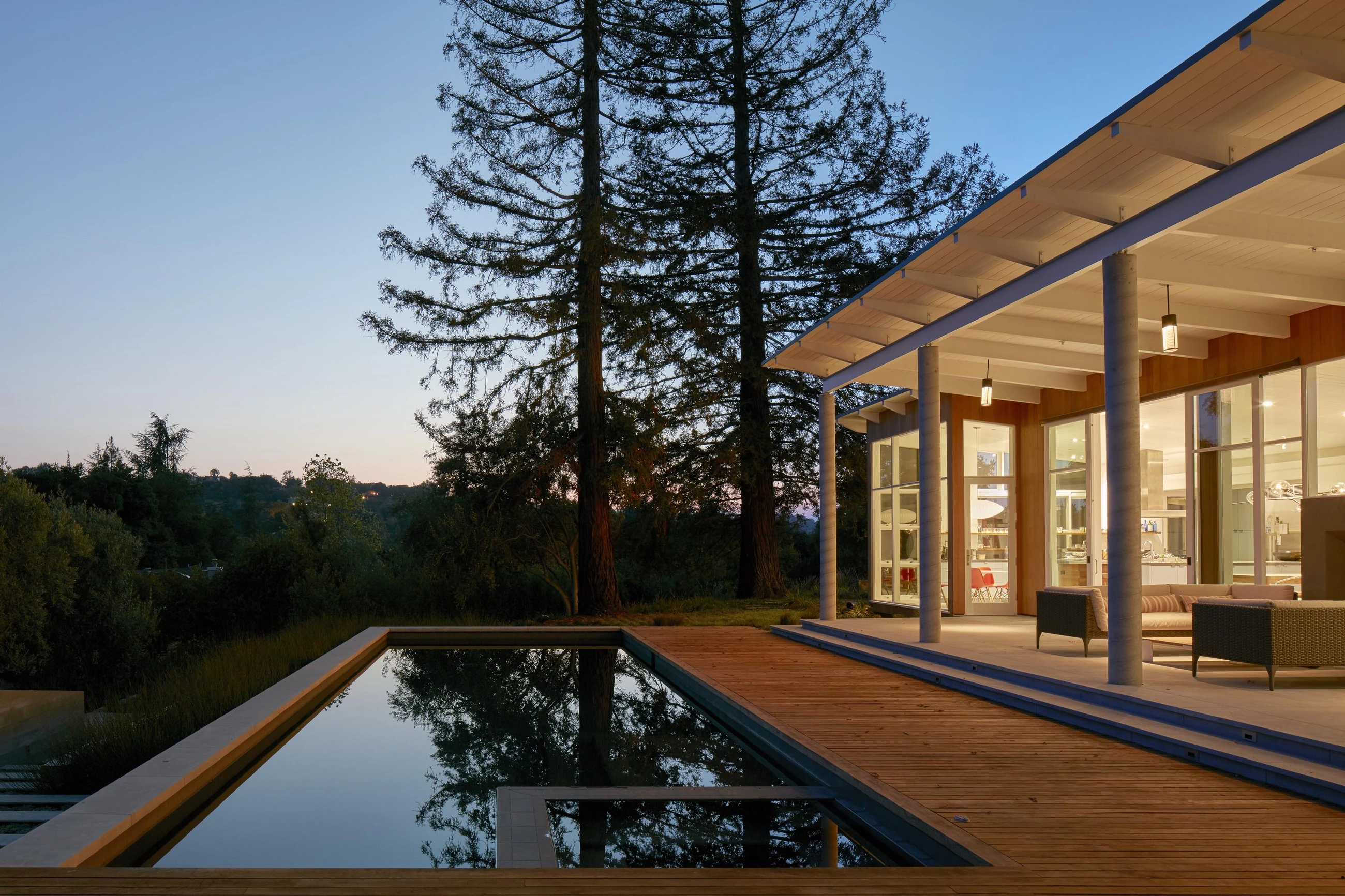 硅谷百年橡树林住宅-36