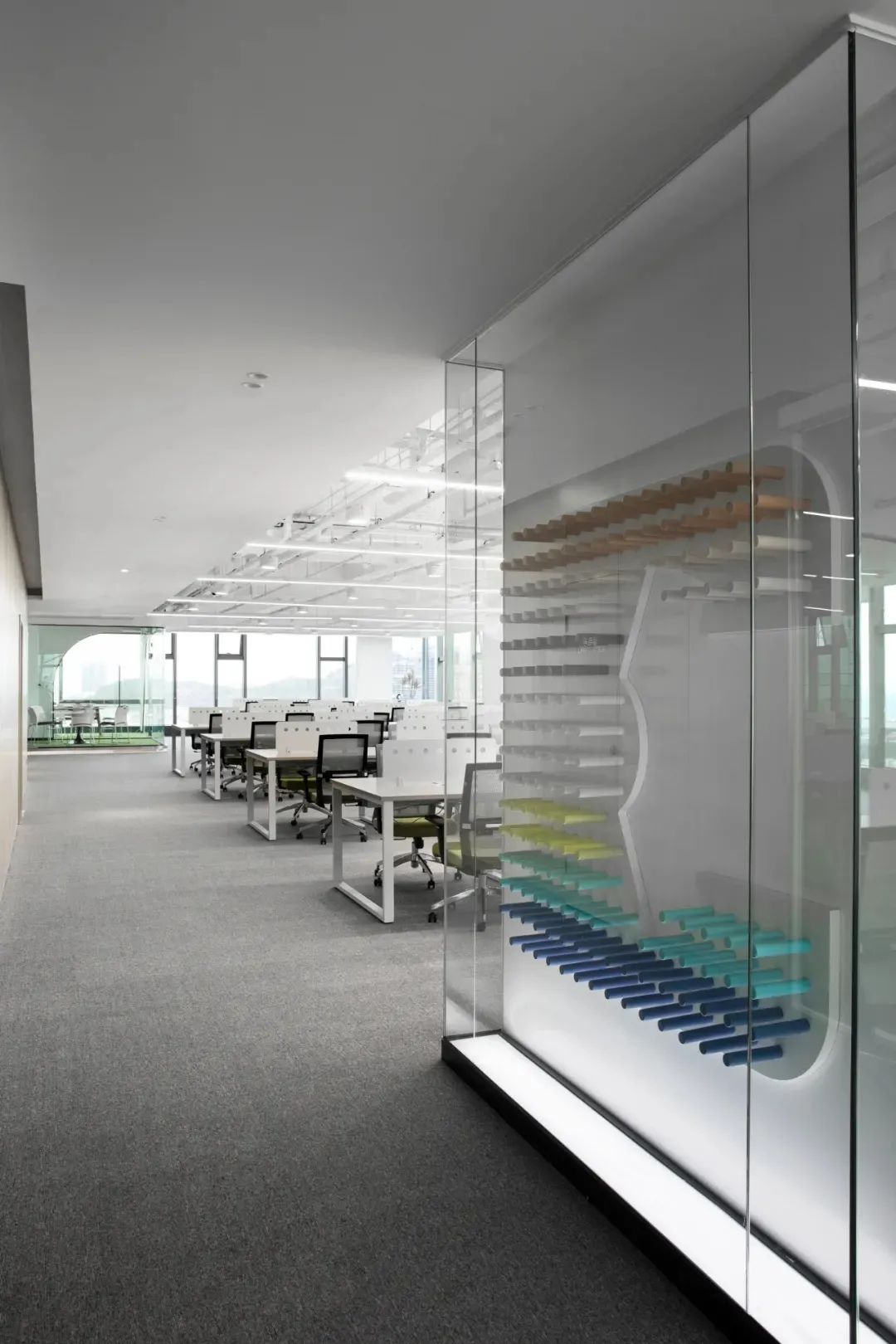 现代风格厦门指纹科技公司办公空间设计-51