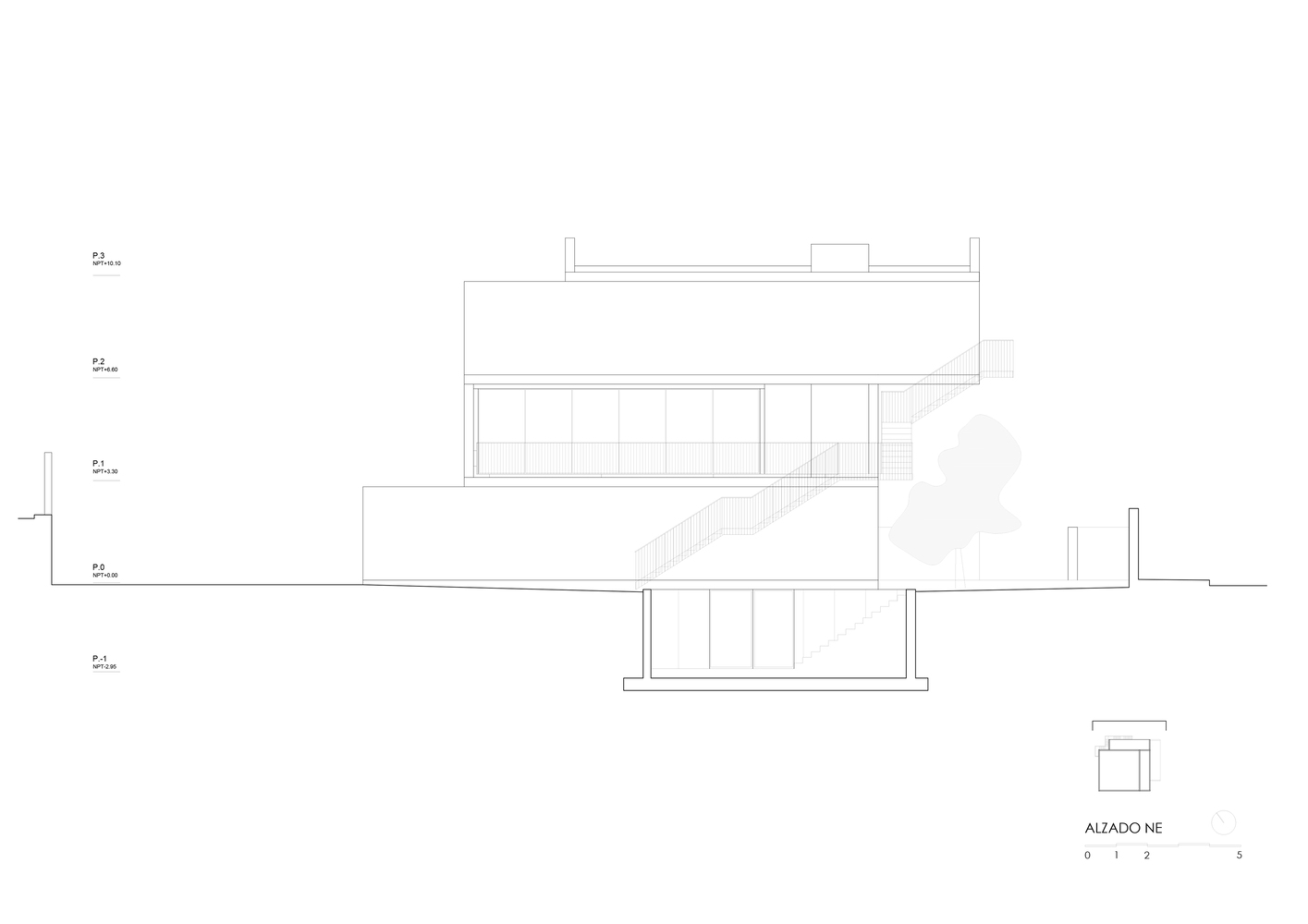 马德里共享花园的三层独户住宅丨西班牙马德里丨Bojaus Arquitectura-39