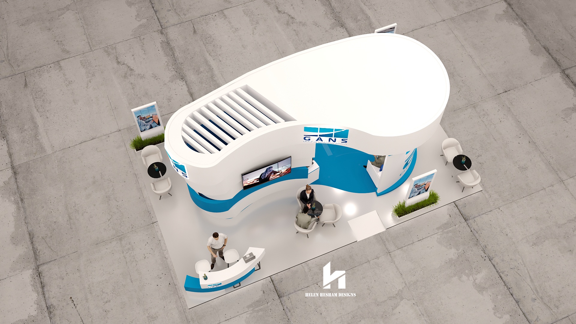 GANS Stand Global Air Navigation Services-9