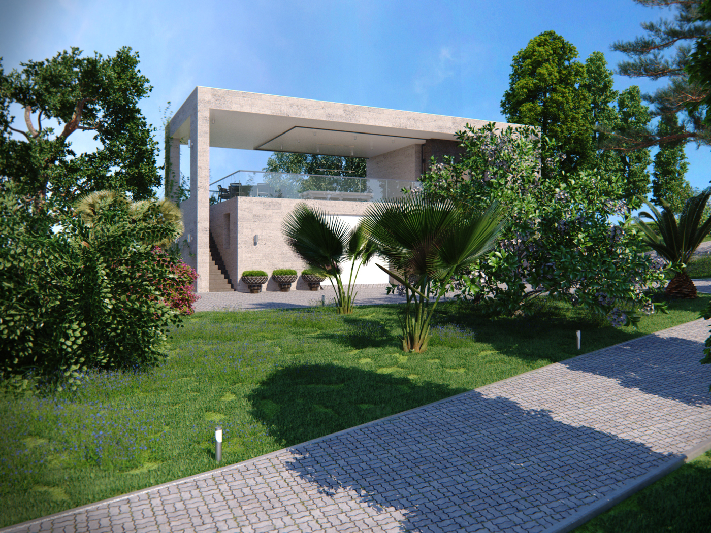 Country residence of three villas for 2 families in Alushta Alexandra Fedorova-0